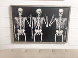 Halloween sign | Skeleton Sign | Halloween Decor | Halloween Sign | Skeleton Halloween sign | Farmhouse Decor | Halloween