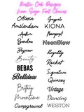 Fonts