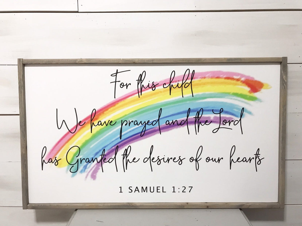 Painted order Children’s Bible - Rainbows