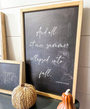 Fall Wood sign | Happy Fall Sign | Fall Sign | Fall Decor |