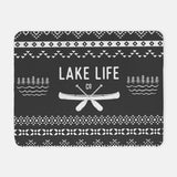 Lake life Sherpa cozy blanket |