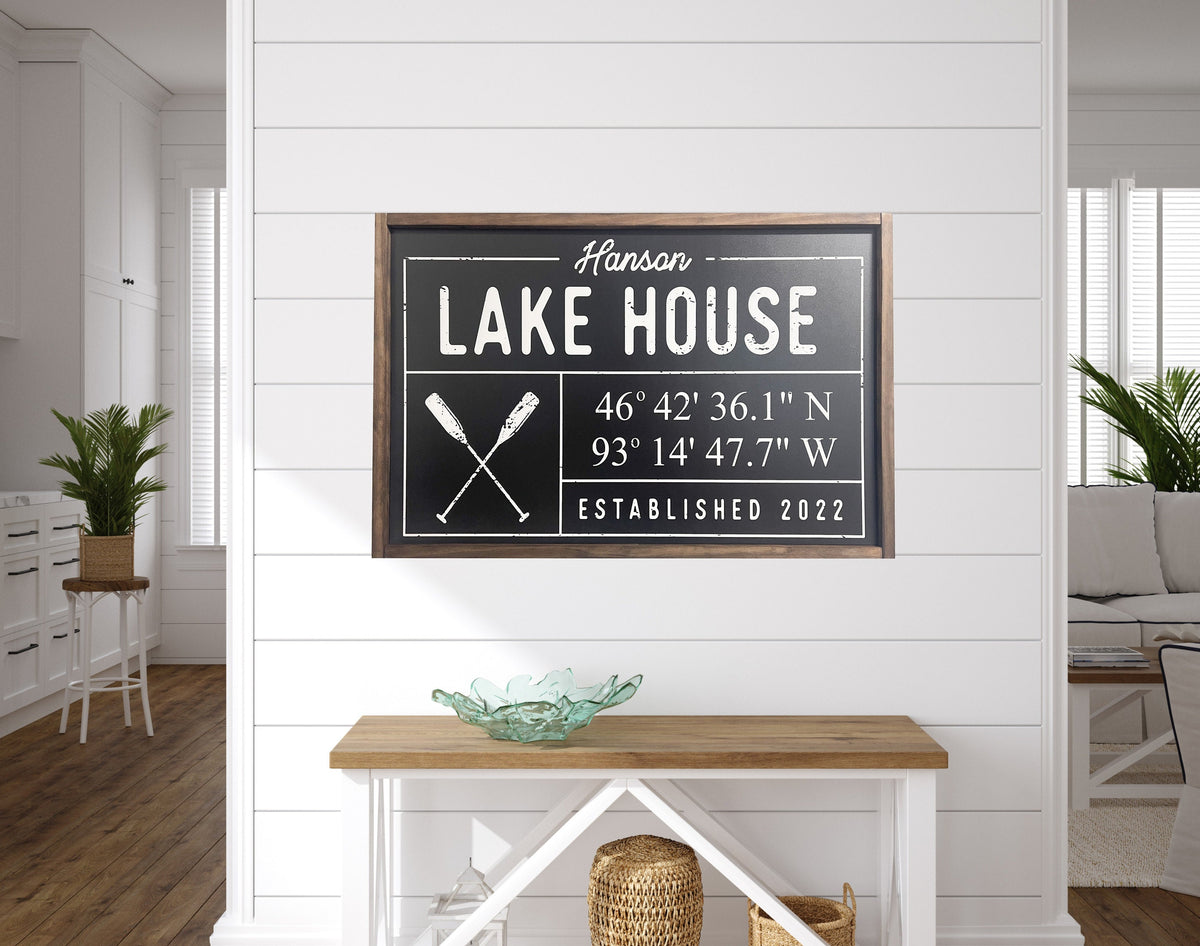 Lake Life Home Decor Signs Version One with Chalk Couture's reusable  surfaces Arch & Base, Flip Sign 