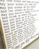Forever Young Sign. May You Stay Forever Young. Nursery Decor. Nursery wall Signs