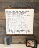 Forever Young Sign | Hanging Canvas | Hanging Canvas Print | May You Stay Forever Young | Nursery Decor | Nursery wall Signs | Nursery Signs