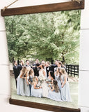 Customizable Photo Sign | Hanging Canvas Photo Art |Photo Print | Photo Collage Signs | Custom Photos | Tapestry Art