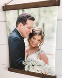Hanging canvas print, personalized photo, hanging print, canvas photo gifts, Framed canvas Picture Sign, Photo on wood, Scroll Sign.
