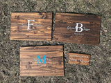 Rustic Wood Wedding Guest Book Alternative: Personalized Keepsake Sign