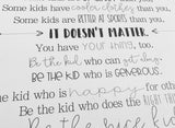 Be The Nice Kid Sign | Hanging Canvas | Some Kids are Smarter than you | Nursery Decor |