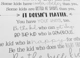 Be The Nice Kid Sign | Some Kids are Smarter than you | Nursery Decor | School Wall Decor