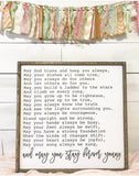 Forever Young Sign. May You Stay Forever Young. Nursery Decor. Nursery wall Signs