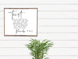 trust in the Lord with all thine heart sign | scripture sign | Proverbs 3:5-6 | wood signs | Bible verse sign | scripture wall decor