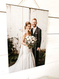 Custom photo print | Picture on Wood | Photo on wood | LARGE Photo Print on Wood | Pallet Wood Photo | Your Photo Printed on Wood