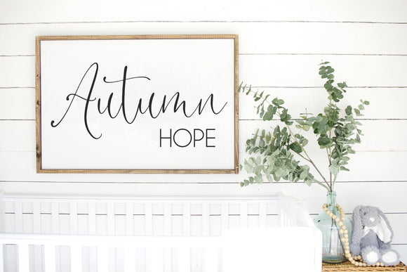 Nursery Name Sign | Baby name sign | Nursery Name sign | Nursery Name sign boy | Nursery Name sign girl | Crib sign | Wood name sign
