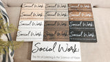 Social Work Gift | Social Worker Sign | Gift for Social Worker | Social Worker Month | Social Worker Office Decor