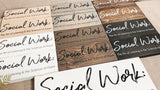 Social Work Gift | Social Worker Sign | Gift for Social Worker | Social Worker Month | Social Worker Office Decor