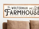 Welcome to personalized farmhouse distressed sign | Entryway sign | Farmhouse Sign | Personalized farm sign | Farmhouse bedroom decor