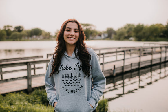 Lake life Women's Hooded Sweatshirt | Lake life Hoodie | Lake life Sweatshirt | Lake Hooded Sweatshirt | Summer sweatshirt