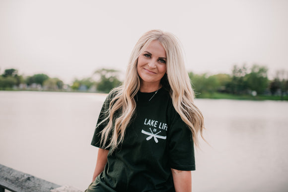 Double sided Lake Life Shirt | Lake Life Shirt | Retro bubbly Minnesota Lake Shirt | Lake Lover Shirt | Women’s T Shirt