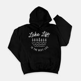 Lake Life Women's Hoodie: Cotton-Poly Blend