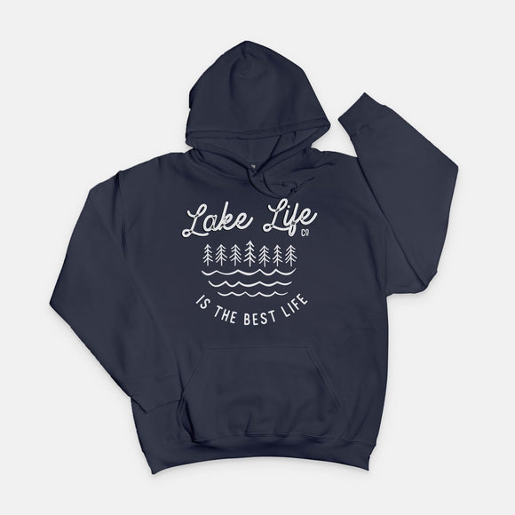 Lake Life Women's Hoodie: Cotton-Poly Blend