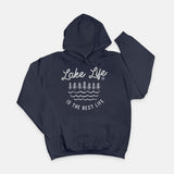 Lake Life Women's Hoodie: Cotton-Poly Blend