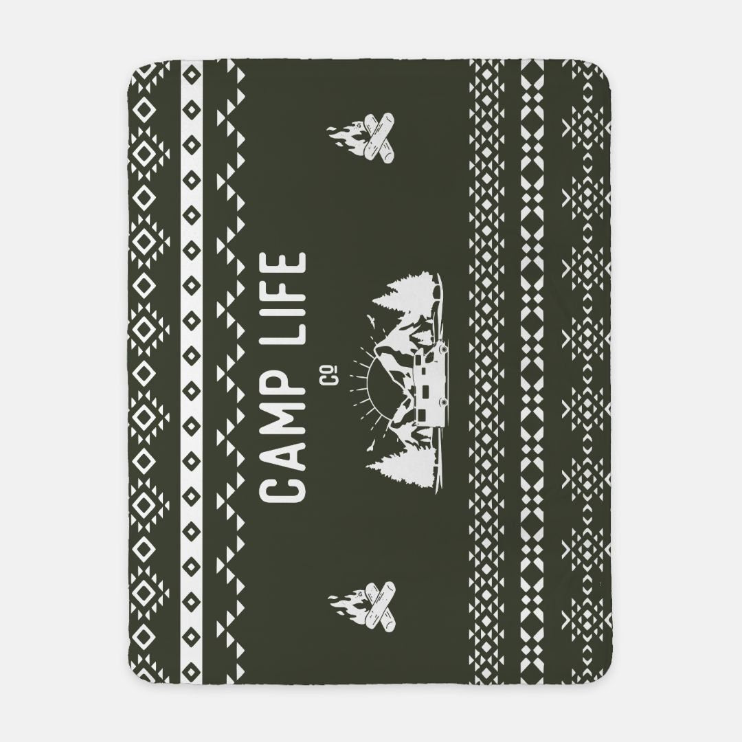 Sherpa Blanket - 50" x 60"(SAND)