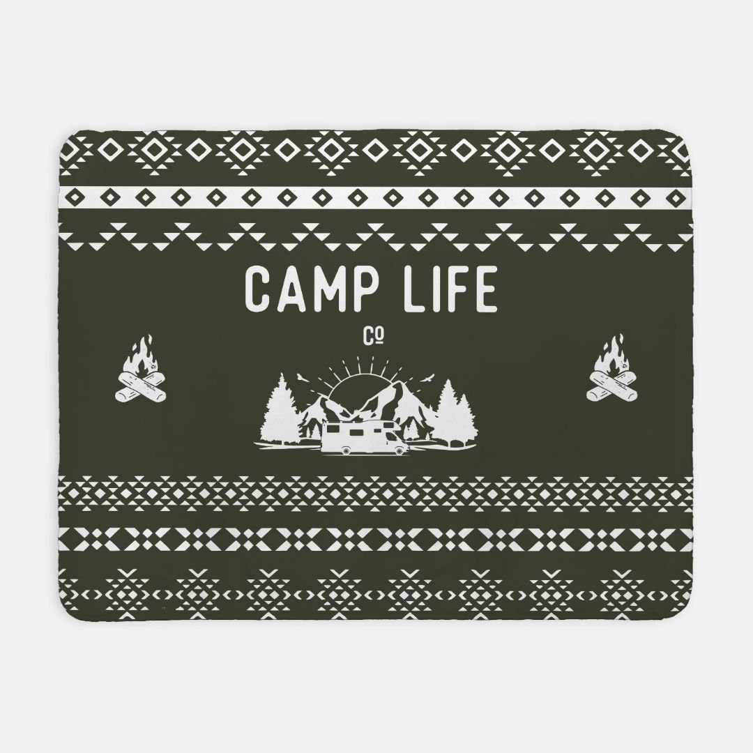 Sherpa Blanket - 50" x 60"(SAND)