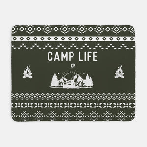 Sherpa Blanket - 50" x 60"(SAND)