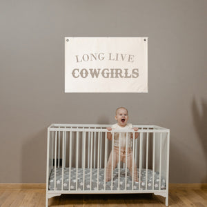 Long Live Cowgirls Tapestry: Western Kids Room Decor