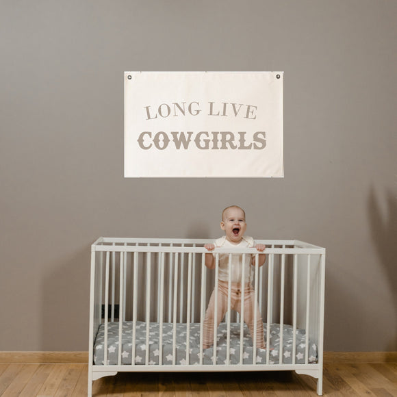 Long Live Cowgirls Tapestry: Western Kids Room Decor