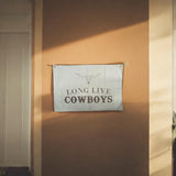 Long Live Cowboys Tapestry, Kids Room Banner, Playroom Decor, Boy Room Wall Art, Cowboy Nursery, Western Kids Bedroom, Nursery Sign