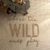 Where the Wild ones play sign | Playroom Decor | Nursery Decor | Word Signs | Kids Decor | where the wild ones play | nursery room wall