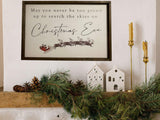 May You Never Be Too Grown Up To Search The Skies On Christmas Eve, Christmas Signs, Wood Signs, Christmas Wall Decor, Holiday Decor