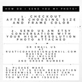 Custom photo print | Picture on Wood | Photo on wood | LARGE Photo Print on Wood | Pallet Wood Photo | Your Photo Printed on Wood