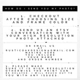 Wood Framed Photo | Custom photo print | Picture on Wood | Photo on wood | Wood Framed Prints | Framed Wood Photo | Your Photo Printed Wood