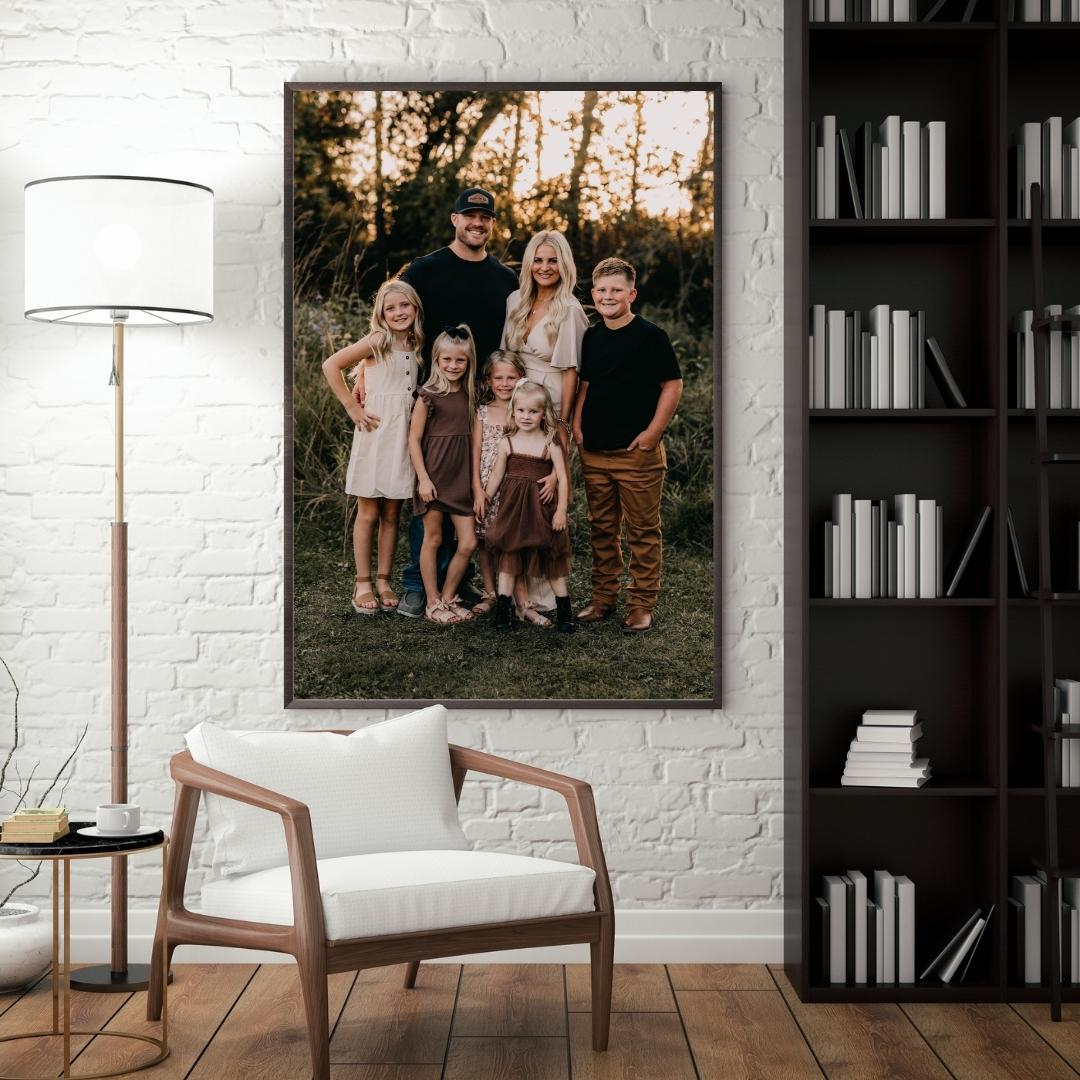 Wedding Photo, Wedding Photo Frame, Family Portrait, Anniversary Photo, Wedding Photos, Wood framed Sign, Family Photo, custom photo sign