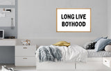 Long Live Boyhood Wood sign | Boyhood Sign | kids room sign | Baseball Wall Decor | Boys Room Decor