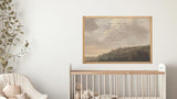 Christian Wall Art | Jeremiah 29:11 Bible Verse Sign | Scripture Nursery Décor | Printed & Framed Wood Sign