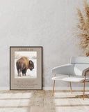 Joshua 1:9 Framed Wood Sign – Christian Scripture Wall Art