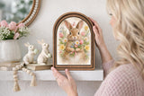 Personalized Arch Photo Frame – Custom Wood Arched Picture, Farmhouse Décor