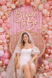 Bride to Be Sign: Laser Cut Birch Wood Bridal Shower Decor