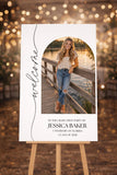 Graduation Photo Welcome Sign, Class of 2026, Custom Grad Party Welcome Board, Senior Photo Poster, Editable or Printed Graduation Sign