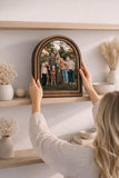 Personalized Arch Photo Frame – Custom Wood Arched Picture, Farmhouse Décor