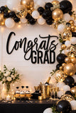 Congrats Graduate Sign | Laser Cut Wood Graduation Sign | Senior Photo Prop | Graduation Party Decor | Class of 2026 Decor