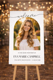 Graduation Photo Welcome Sign, Class of 2026, Custom Grad Party Welcome Board, Senior Photo Poster, Editable or Printed Graduation Sign