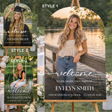 Graduation Photo Welcome Sign, Class of 2026, Custom Grad Party Welcome Board, Senior Photo Poster, Editable or Printed Graduation Sign
