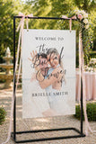 Bridal Shower Welcome Sign Photo, Personalized Wedding Shower Sign, Custom Bride Sign, Engagement Party Decor