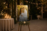 Wedding Welcome Sign with Photo | Night Before Wedding Sign | Rehearsal Dinner Welcome Board | Personalized PVC Wedding Sign