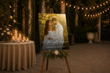 Wedding Welcome Sign with Photo | Night Before Wedding Sign | Rehearsal Dinner Welcome Board | Personalized PVC Wedding Sign