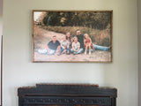 Custom Wood Framed Photo Print | Personalized Picture Framed Sign | Modern Home Decor | Gift for Family, Wedding, Anniversary or Memorial